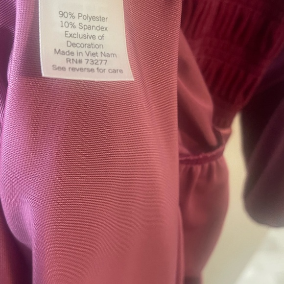 #69 - Lauren Conrad (LC) Dark Red Dress. Brand New. NWT. No Call-Outs. - Picture 12 of 13